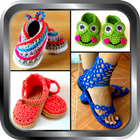 DIY Shoes Crochet Baby Booties Slipper ladies Home icône