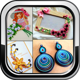 DIY Paper Quilling Home Steps Tutorial Idea Design icône