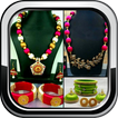 Silk Thread Jewellery Necklace Bangle Earring Idea