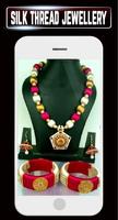 Silk Thread Jewellery Necklace Bangle Earring Idea screenshot 1