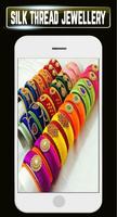 Silk Thread Jewellery Necklace Bangle Earring Idea screenshot 3
