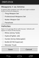 Cheats for GTA: All-in-One screenshot 1