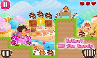 Little dora Candy land game capture d'écran 2