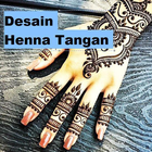 ikon Desain Henna Tangan Mehndi Indah