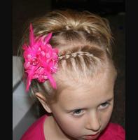 Little Girl Hairstyle Affiche