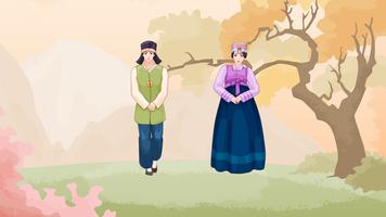 Chuseok Dress Up - Hanbok الملصق