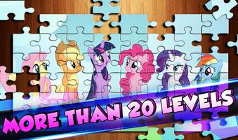 Little Pony Game Puzzle For Kids capture d'écran 3