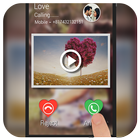Video Caller ID: Love Theme icône