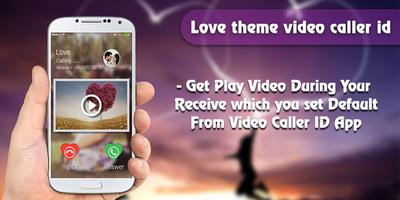Video Caller ID: Love Theme Affiche