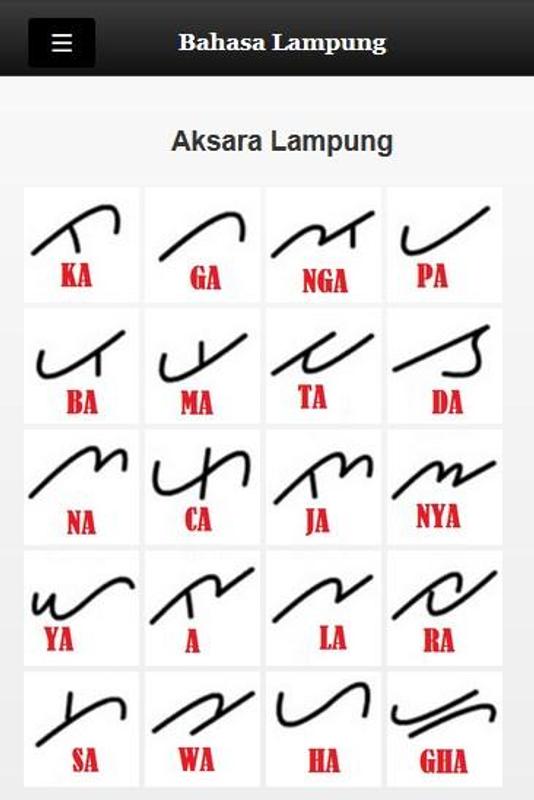 translate bahasa lampung lengkap