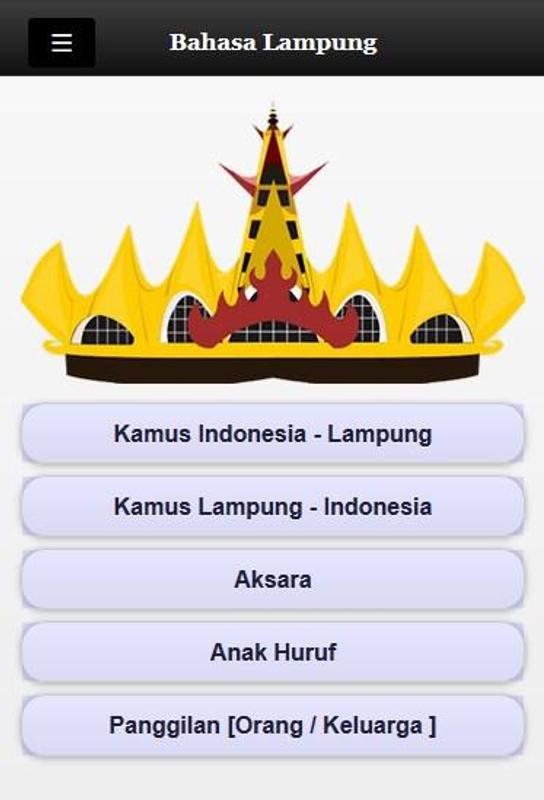 Kamus Bahasa Lampung Lengkap for Android - APK Download