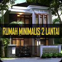 500 Desain Rumah Minimalis 2 Lantai 2018 ポスター