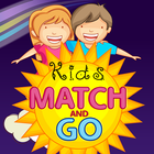 Match and Go Kids Cards Game ícone