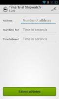 Time Trial Stopwatch Free Plakat