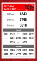 Live 4D Draw Result poster