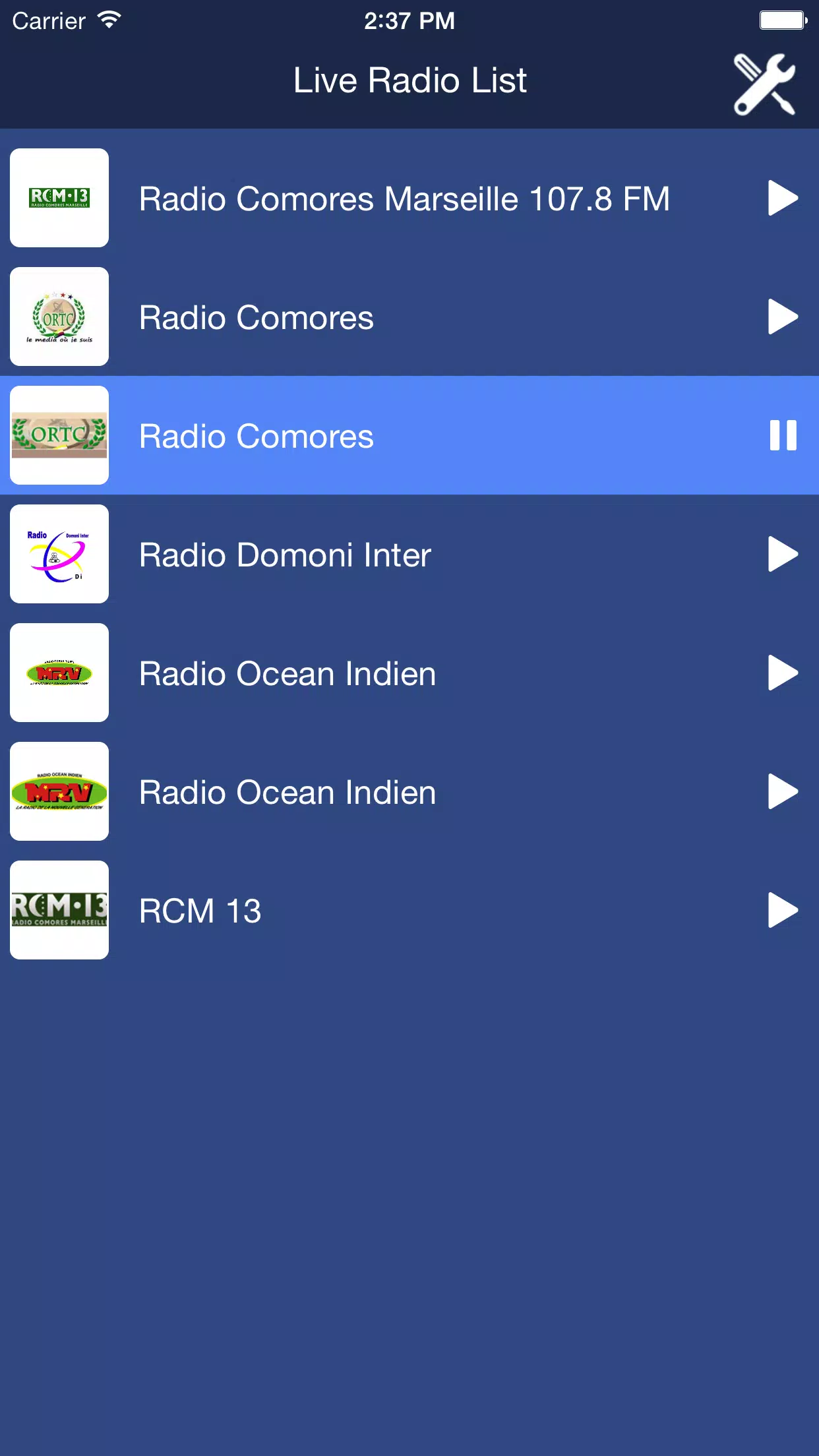 Comoros Radio Live APK pour Android Télécharger