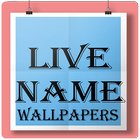 Live Text Name Wallpaper icône