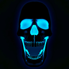 live skull hd wallpaper ikon