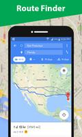 GPS Earth Map Friend Tracker & Driving Route Guide Plakat