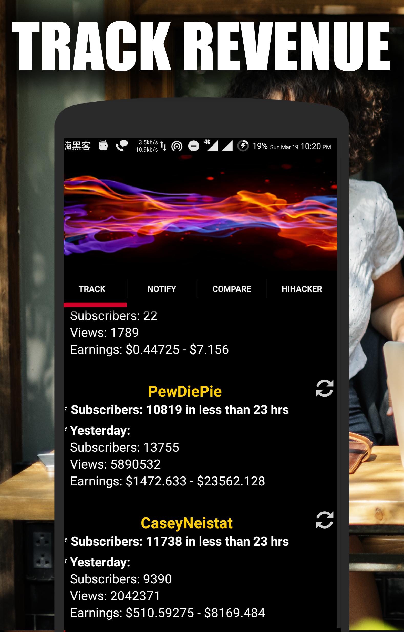 Live Subscriber Counter PRO für Android - APK herunterladen