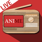 Radio Anime Live FM Station - KissAnime Music 📻 आइकन