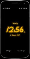 Neon digital clock free 截圖 3