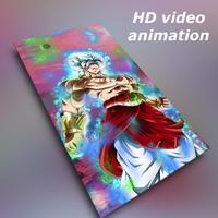 Anime live wallpaper (HD video animation) poster