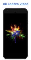 Video live wallpaper - colorful explosion-poster