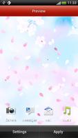 아름다운 꽃의 라이브 배경 화면 포스터