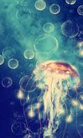 live wallpapers jellyfish poster