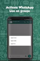 Live For WhatsApp groups-poster