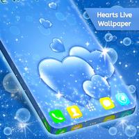 2 Schermata Hearts Live Wallpaper