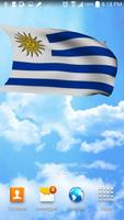 Uruguay Flag Live Wallpaper Affiche