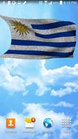 Uruguay Flag Live Wallpaper capture d'écran 3