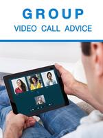 Group Live Video Call Advice Affiche