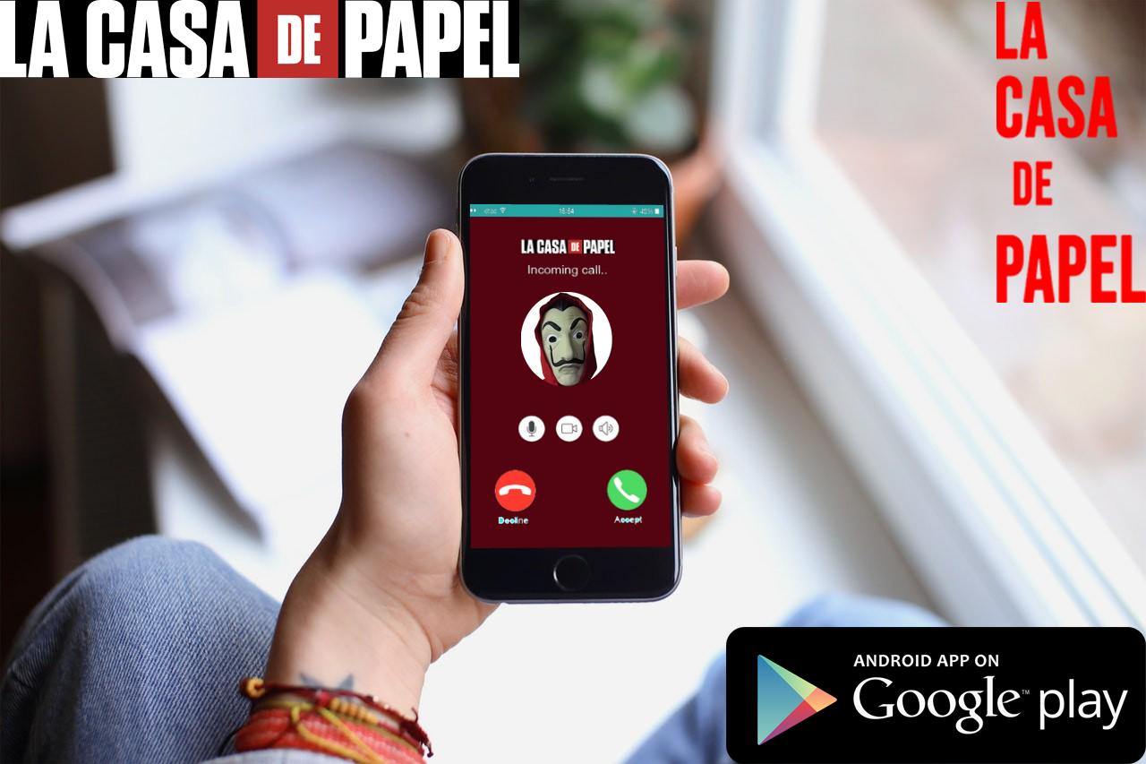 Live Video Call Casa De Papel Bella Ciao Simulator For Android Apk Download