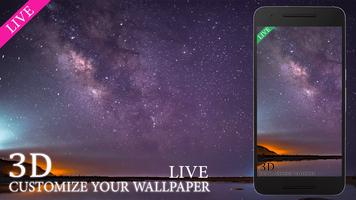 Night Sky Star Live Wallpaper HD poster