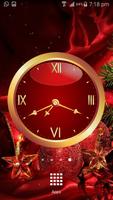 Christmas Clock Wallpaper capture d'écran 3