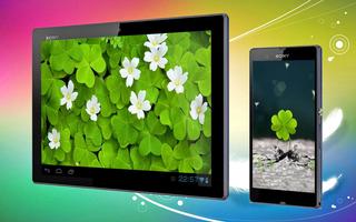 2 Schermata Clover 3D Free Live Wallpaper