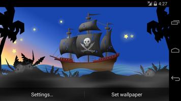 Awesome Pirate Live Wallpaper! 截图 1