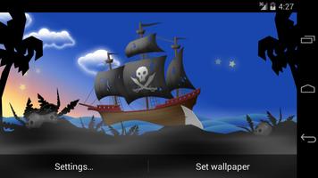 Awesome Pirate Live Wallpaper! captura de pantalla 2