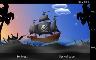 Awesome Pirate Live Wallpaper! syot layar 3