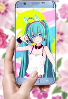Live Wallpapers of Hatsune Miku Affiche