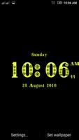 Fancy LED digital clock LWP imagem de tela 3