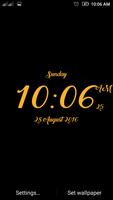 Fancy LED digital clock LWP imagem de tela 2