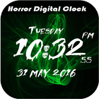 LED Horror Digital Clock LWP icône