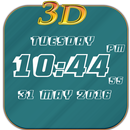 APK 3D Digital Clock LWP