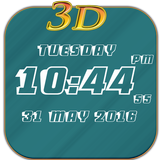 3D Digital Clock icône