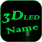 3D LED My Name Live Wallpaper ikon