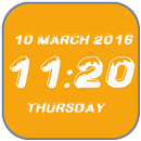 Snow digital clock APK